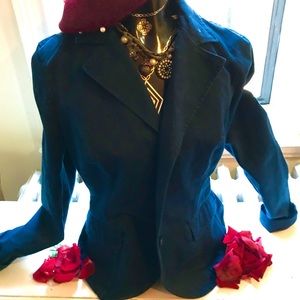 Lovelyl Canvas blazer Italian made Must go